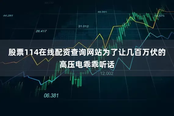 股票114在线配资查询网站为了让几百万伏的高压电乖乖听话